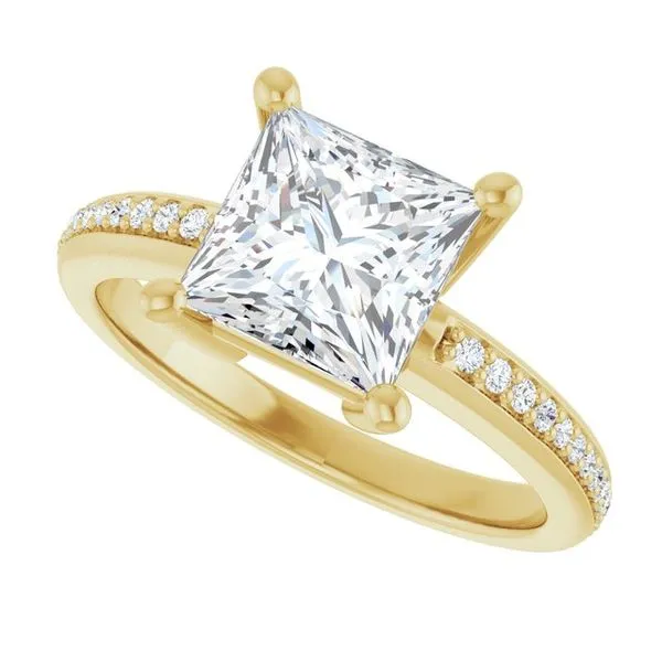 Solitaire Engagement Ring Image 5 Don's Jewelry & Design Washington, IA