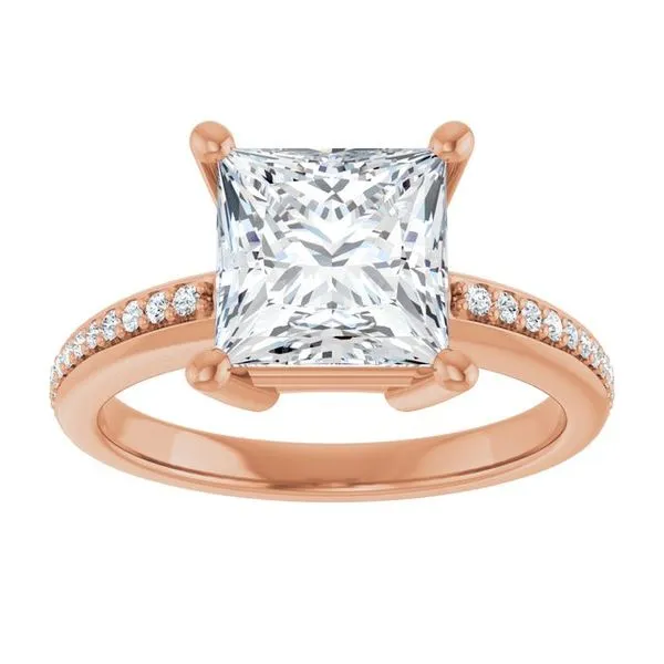 Solitaire Engagement Ring Image 3 Vulcan's Forge LLC KANSAS CITY, MO