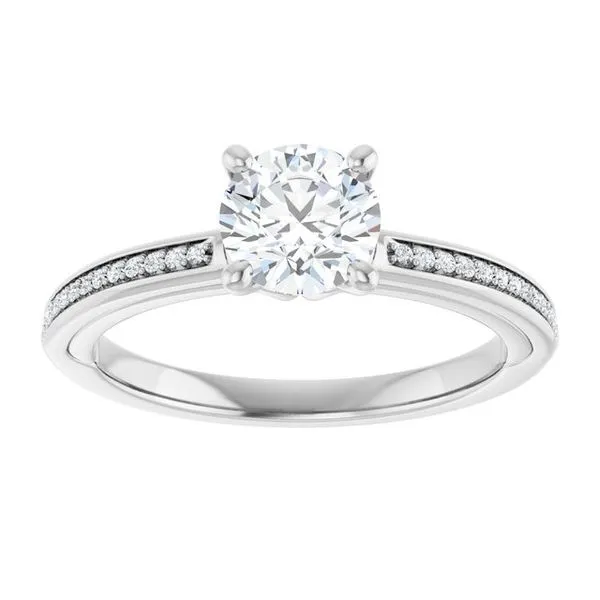 Solitaire Engagement Ring Image 3 Northwood Jewelers Northwood, OH