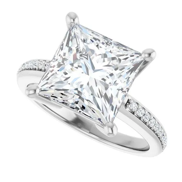 Solitaire Engagement Ring Image 5 Don's Jewelry & Design Washington, IA