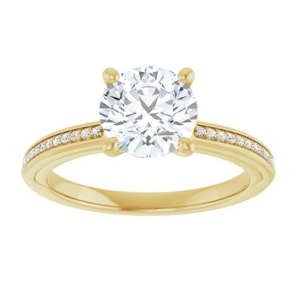 Solitaire Engagement Ring Image 3 Arezzo Jewelers Elmwood Park, IL