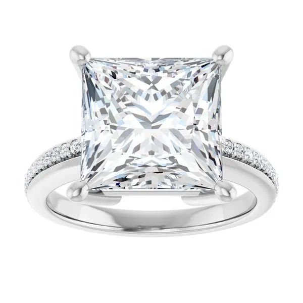 Solitaire Engagement Ring Image 3 J. West Jewelers Round Rock, TX