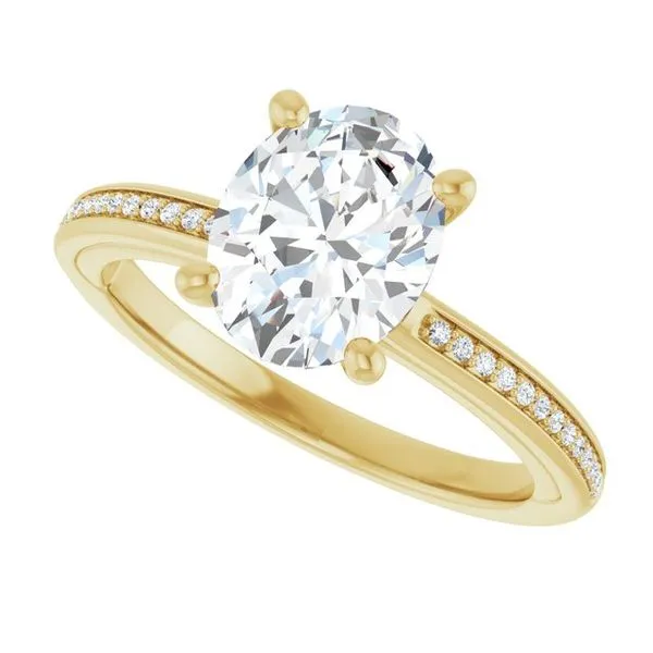 Solitaire Engagement Ring Image 5 J. West Jewelers Round Rock, TX