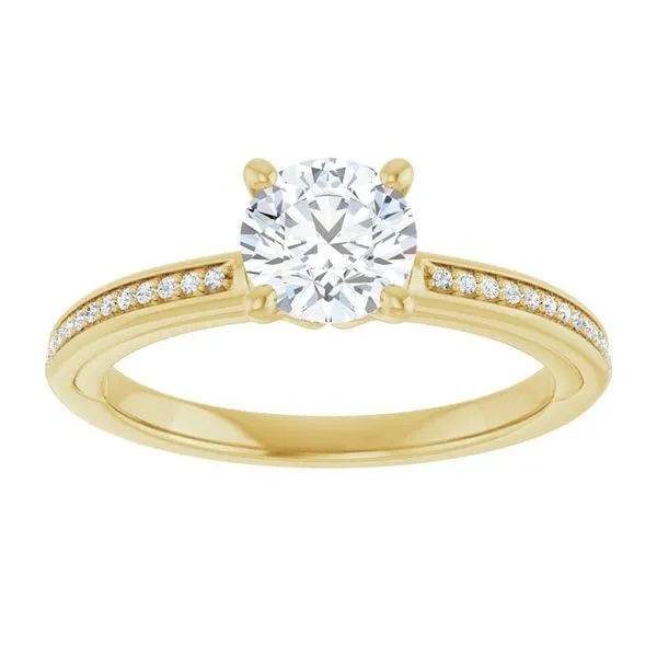 Solitaire Engagement Ring Image 3 Northwood Jewelers Northwood, OH