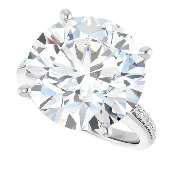 Solitaire Engagement Ring Image 5 J. West Jewelers Round Rock, TX