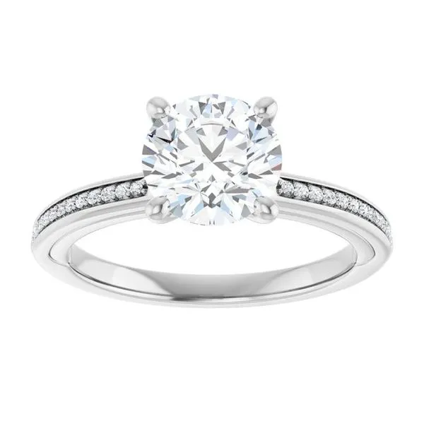 Solitaire Engagement Ring Image 3 Arezzo Jewelers Elmwood Park, IL