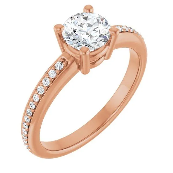 Solitaire Engagement Ring J. West Jewelers Round Rock, TX