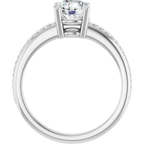 Solitaire Engagement Ring Image 2 Michael Szwed Jewelers Longmeadow, MA