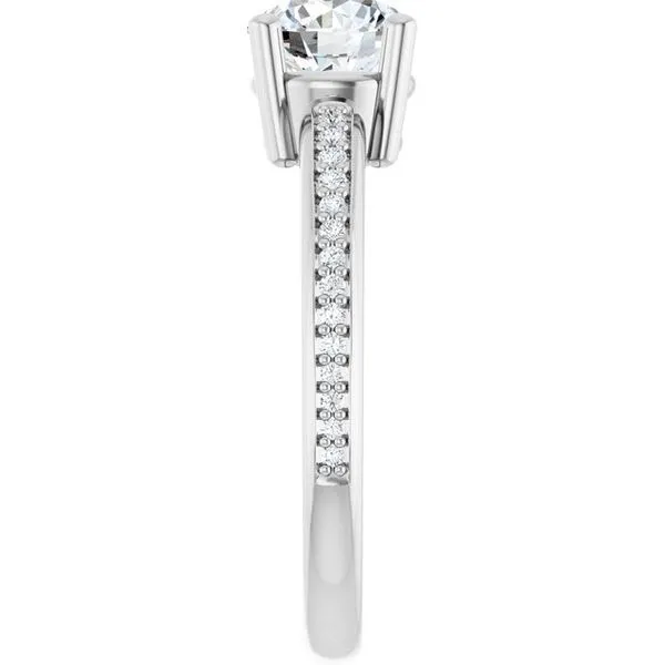 Solitaire Engagement Ring Image 4 Michael Szwed Jewelers Longmeadow, MA