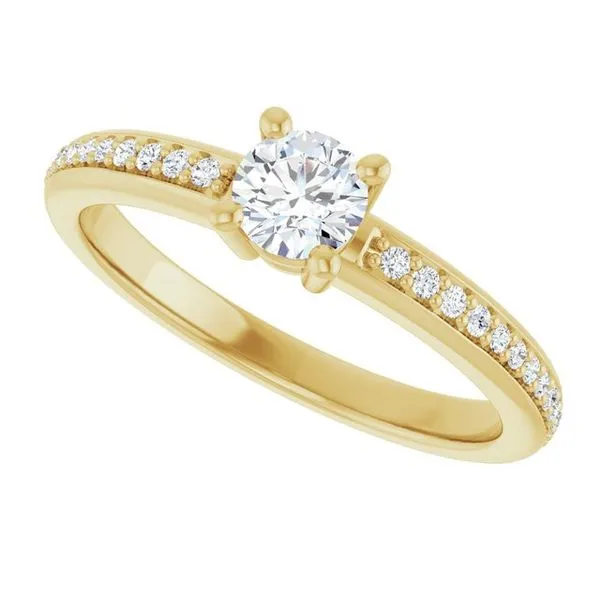 Solitaire Engagement Ring Image 5 Vulcan's Forge LLC KANSAS CITY, MO