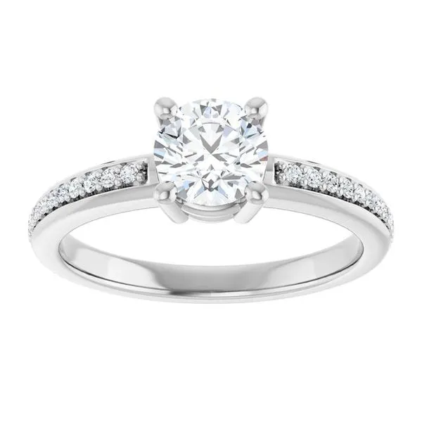 Solitaire Engagement Ring Image 3 Northwood Jewelers Northwood, OH