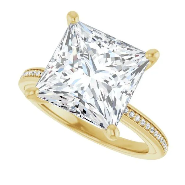 Solitaire Engagement Ring Image 5 The Jewelry Source El Segundo, CA