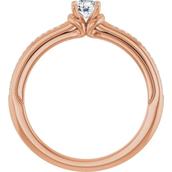 Solitaire Engagement Ring Image 2 Michael Szwed Jewelers Longmeadow, MA