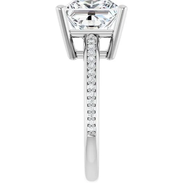 Solitaire Engagement Ring Image 4 J. West Jewelers Round Rock, TX