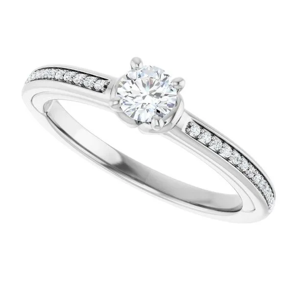 Solitaire Engagement Ring Image 5 Austin's Fine Diamonds & Jewelry Lyndhurst, NJ