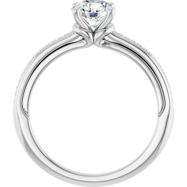 Solitaire Engagement Ring Image 2 Arezzo Jewelers Elmwood Park, IL