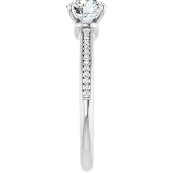 Solitaire Engagement Ring Image 4 Arezzo Jewelers Elmwood Park, IL