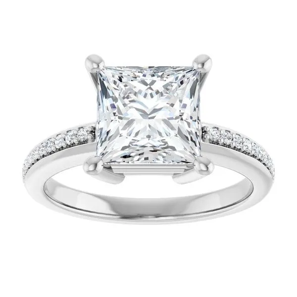 Solitaire Engagement Ring Image 3 Northwood Jewelers Northwood, OH
