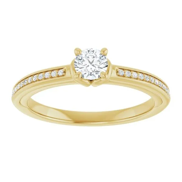 Solitaire Engagement Ring Image 3 Vulcan's Forge LLC KANSAS CITY, MO