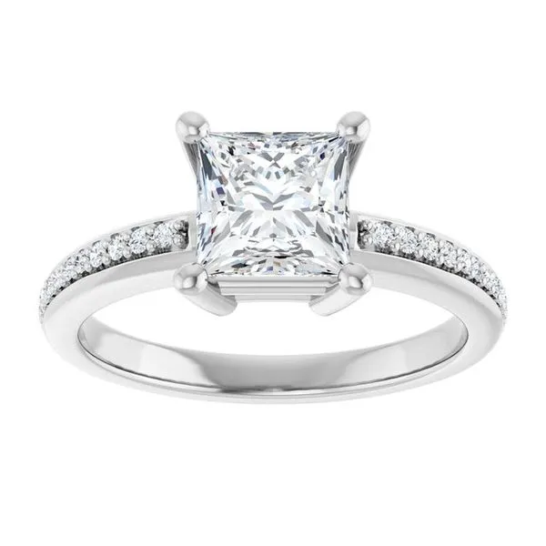 Solitaire Engagement Ring Image 3 JF Jones Jewelers Rochester, NY