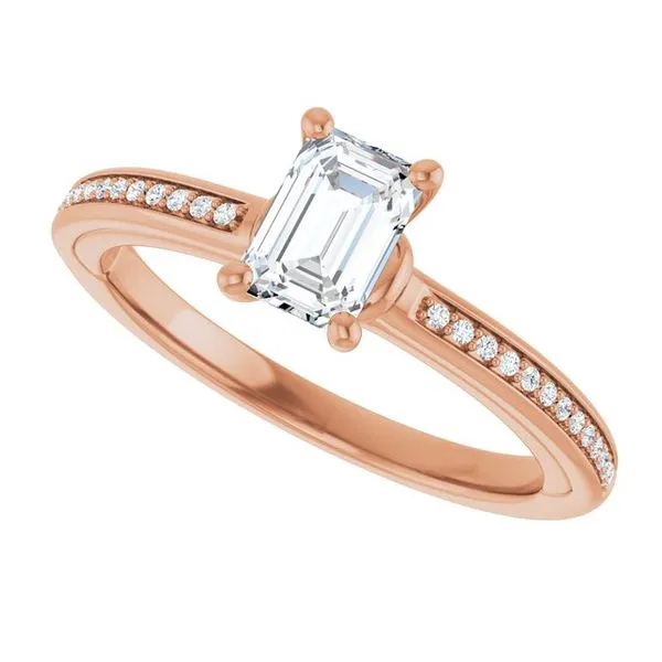 Solitaire Engagement Ring Image 5 Michael Szwed Jewelers Longmeadow, MA