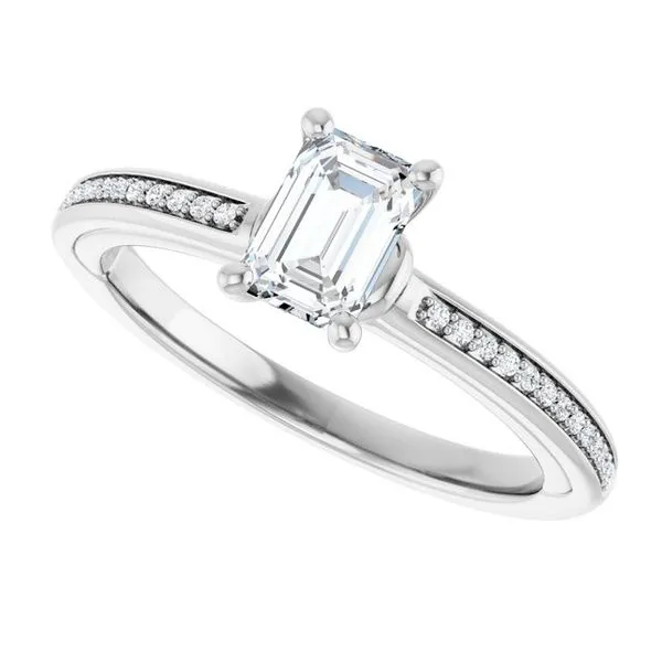 Solitaire Engagement Ring Image 5 Northwood Jewelers Northwood, OH