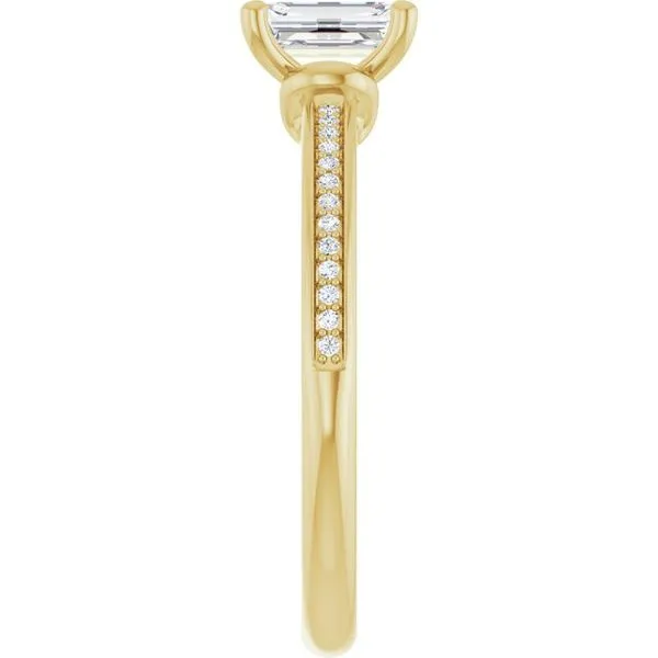 Solitaire Engagement Ring Image 4 Arezzo Jewelers Elmwood Park, IL