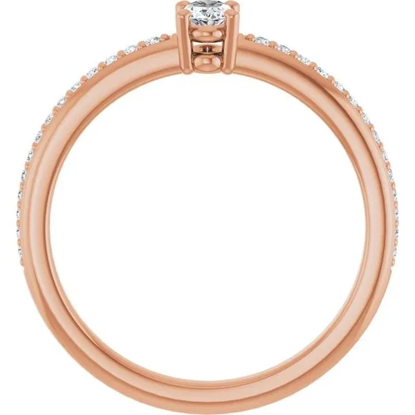 Solitaire Engagement Ring Image 2 Arezzo Jewelers Elmwood Park, IL