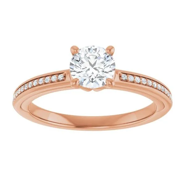 Solitaire Engagement Ring Image 3 The Jewelry Source El Segundo, CA