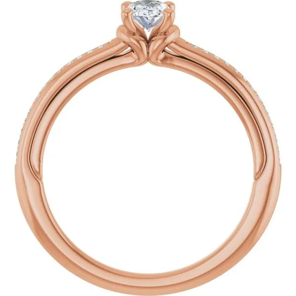 Solitaire Engagement Ring Image 2 The Jewelry Source El Segundo, CA