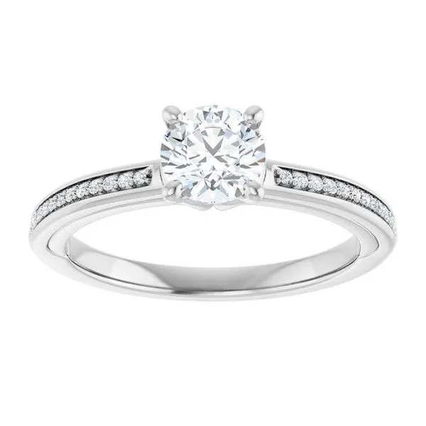 Solitaire Engagement Ring Image 3 Northwood Jewelers Northwood, OH