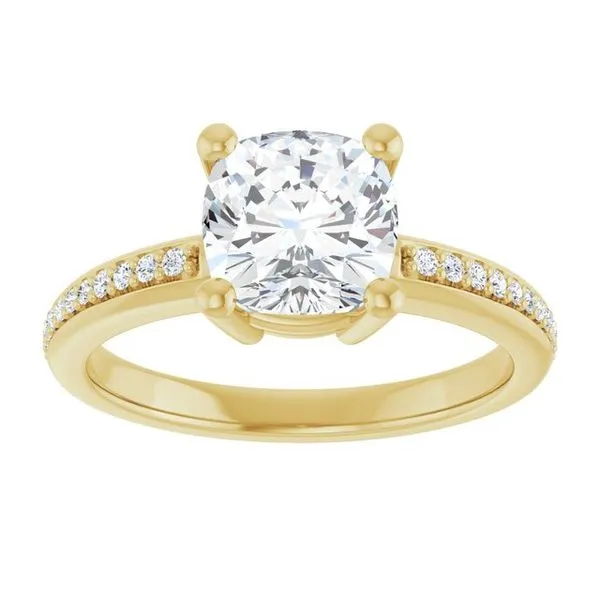 Solitaire Engagement Ring Image 3 J. West Jewelers Round Rock, TX