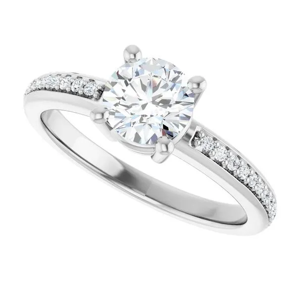Solitaire Engagement Ring Image 5 Collard Jewelers League City, TX