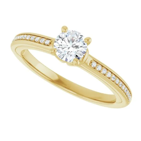 Solitaire Engagement Ring Image 5 Austin's Fine Diamonds & Jewelry Lyndhurst, NJ