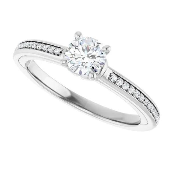 Solitaire Engagement Ring Image 5 Northwood Jewelers Northwood, OH