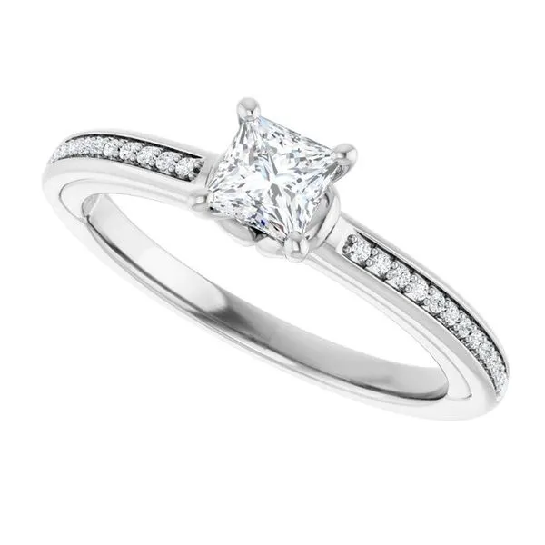 Solitaire Engagement Ring Image 5 Arezzo Jewelers Elmwood Park, IL