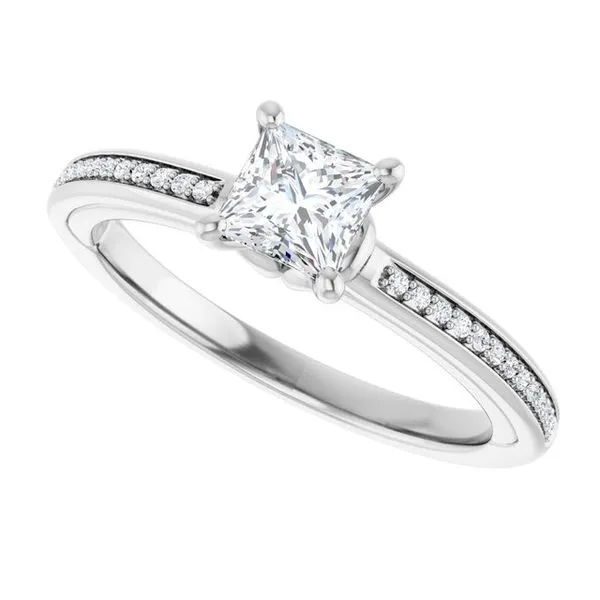 Solitaire Engagement Ring Image 5 Northwood Jewelers Northwood, OH