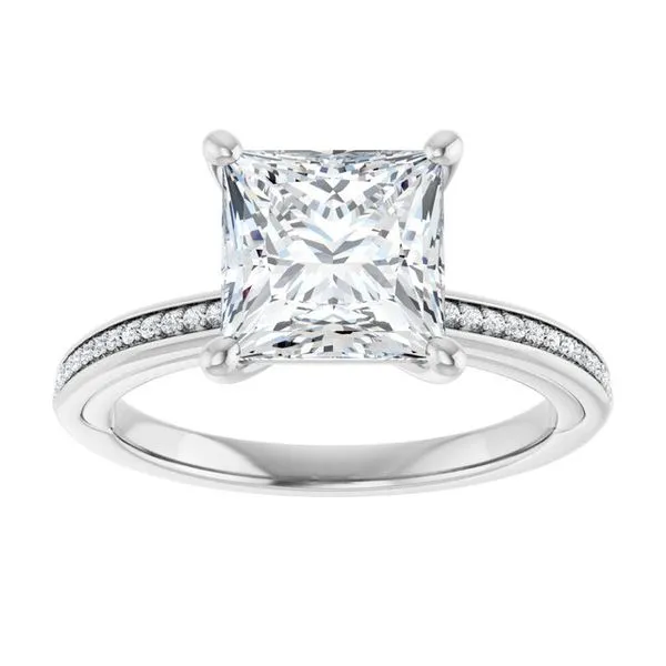 Solitaire Engagement Ring Image 3 Ask Design Jewelers Olean, NY