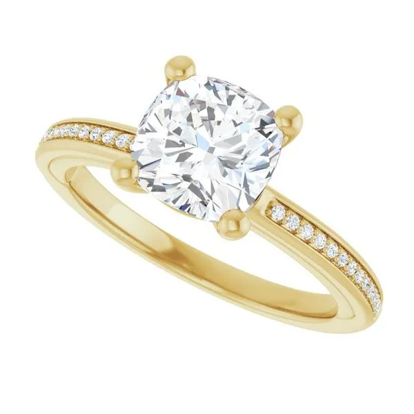 Solitaire Engagement Ring Image 5 Collard Jewelers League City, TX