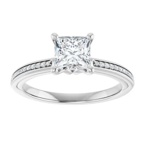 Solitaire Engagement Ring Image 3 Northwood Jewelers Northwood, OH