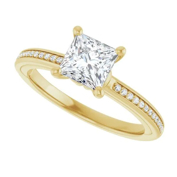 Solitaire Engagement Ring Image 5 Northwood Jewelers Northwood, OH