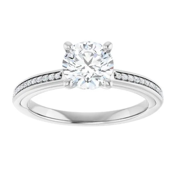 Solitaire Engagement Ring Image 3 Northwood Jewelers Northwood, OH
