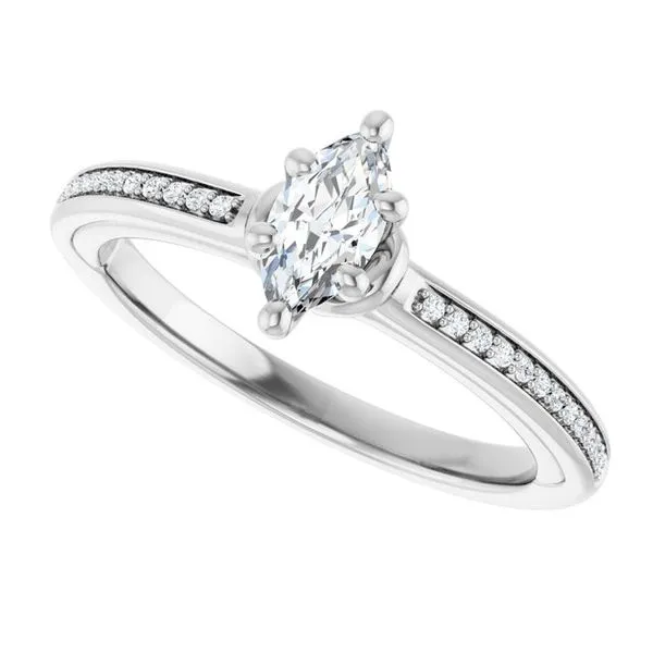 Solitaire Engagement Ring Image 5 Northwood Jewelers Northwood, OH