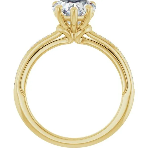 Solitaire Engagement Ring Image 2 Arezzo Jewelers Elmwood Park, IL