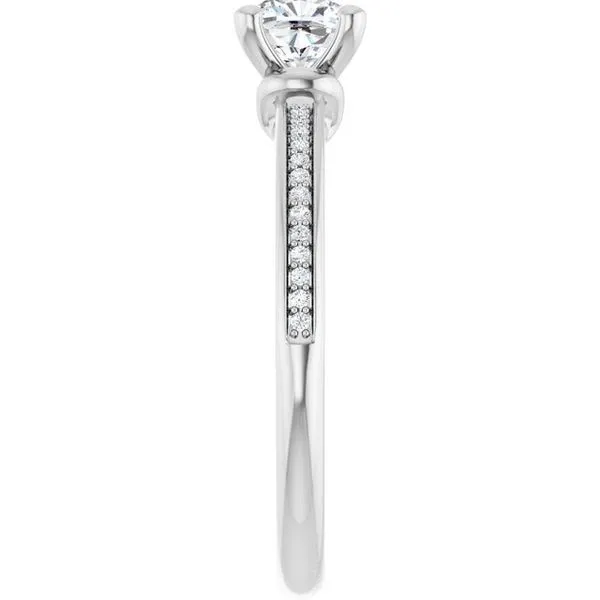 Solitaire Engagement Ring Image 4 Northwood Jewelers Northwood, OH