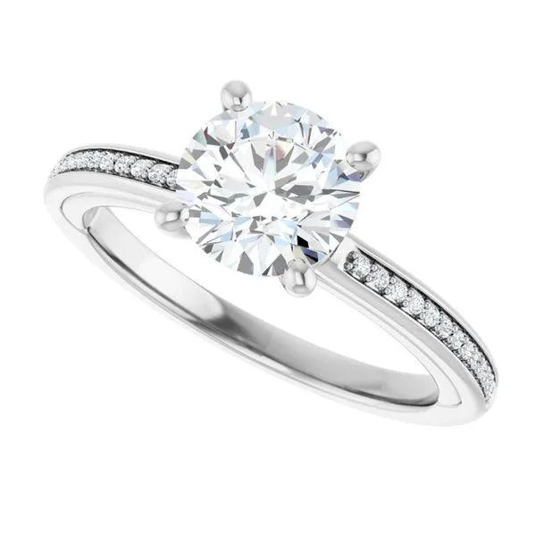 Solitaire Engagement Ring Image 5 Collard Jewelers League City, TX