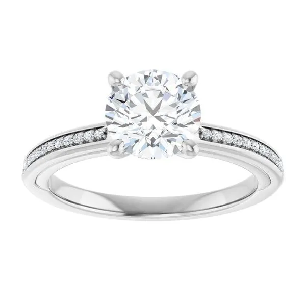 Solitaire Engagement Ring Image 3 Northwood Jewelers Northwood, OH