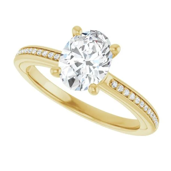 Solitaire Engagement Ring Image 5 Collard Jewelers League City, TX