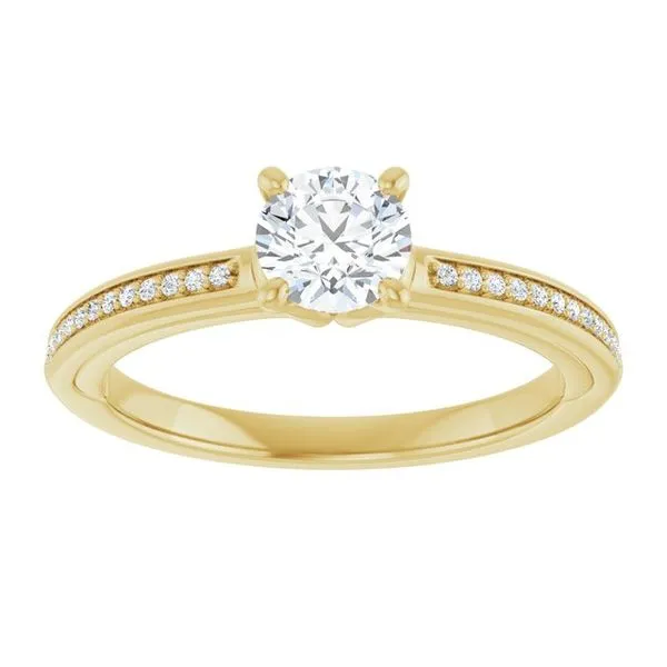 Solitaire Engagement Ring Image 3 Northwood Jewelers Northwood, OH