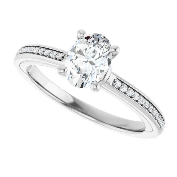 Solitaire Engagement Ring Image 5 Northwood Jewelers Northwood, OH
